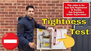 Trainee Plumber  Tightness Test Gas  Meter Checks [upl. by Elleuqar]