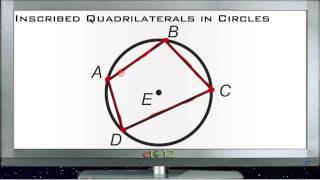 Inscribed Quadrilaterals in Circles Lesson Basic Geometry Concepts [upl. by Rida839]