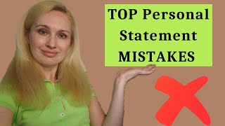 Top Personal Statement Mistakes  CAAPID [upl. by Sayre]