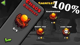 Geometry Dash  Chaos Gauntlet All Levels 100 [upl. by Yllatan]