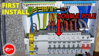 LEWDEN CONSUMER UNIT with DOUBLE POLE RCBOs [upl. by Vin]