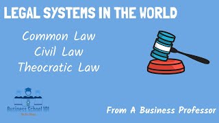 Legal System in the World  International Business  From A Business Professor [upl. by Eachern878]