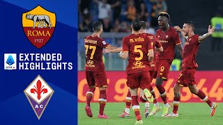 Roma vs Fiorentina Extended Highlights  Serie A  CBS Sports Golazo [upl. by Ailehc909]