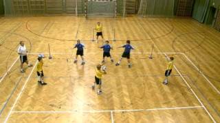 Basic Handball  Defensive Small Groups [upl. by Baskett]