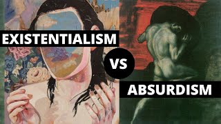 Existentialism vs Absurdism  Explanations and Differences [upl. by Sturrock100]