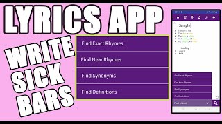 This is Best Free Lyrics Writing App for Android [upl. by Anelahs]