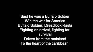 Bob Marley  Buffalo Soldier Lyrics [upl. by Fisoi794]