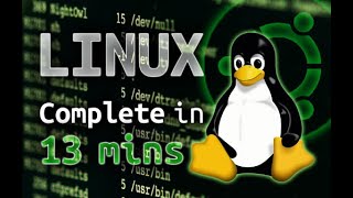 Linux  Tutorial for Beginners in 13 MINUTES  UPDATED [upl. by Casteel]