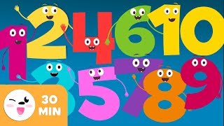 Numbers from 1 to 10  Number Songs  Learning to Count the numbers [upl. by Harriot326]