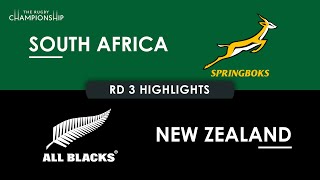 HIGHLIGHTS  SOUTH AFRICA v NEW ZEALAND  The Rugby Championship 2024 [upl. by Annav]