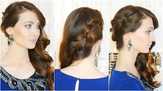 Peinado elegante de fiestaocasiones especiales Elegant and Easy Hairstyle for parties Lizy P [upl. by Notrem]