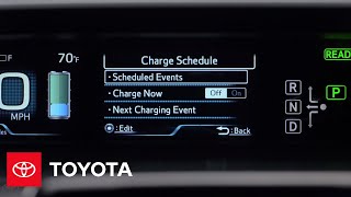 Toyota HowTo Prius Prime Charge Management – MultiInformation Display MID Toyota [upl. by Nnyleuqcaj]