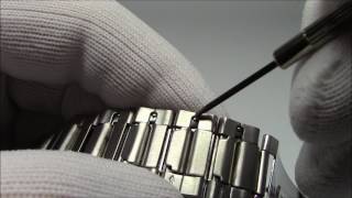 How to Size a Folded Link Bracelet  Watch and Learn 16 [upl. by Suhsoj]