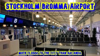 Stockholm Bromma Airport  Sweden Much Closer To The City Than Arlanda [upl. by Eliga]