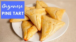 Guyanese Pine Tart  How To Make Guyanese Pinetarts [upl. by Aihsetan]