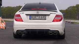 The Most EPIC C63 AMG Exhaust Notes In The World [upl. by Tabbatha]