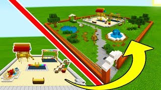 Minecraft Tutorial How To Make A Park With a Playground quot2019 City Tutorialquot [upl. by Irim]