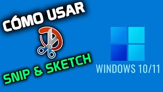 ✅ Como USAR la Herramienta de Recortes en Windows 1011  How to Use Snip amp Sketch ✂️ [upl. by Goddord]