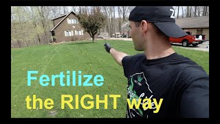 WHEN and HOW to FERTILIZE your lawn [upl. by Gausman279]