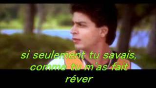 Kuch kuch hota hai lyrics french kajol and shahrukh khan [upl. by Lavella798]