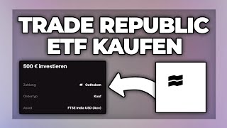 Trade Republic ETF kaufen und verkaufen  Tutorial [upl. by Krystle]