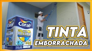 A Melhor Tinta Emborrachada do Mercado  Coral Proteção Sol amp Chuva Pintura Impermeabilizante [upl. by Nandor429]