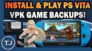 PS Vita Install amp Play VPK Game Backups On 365368 VitaShell [upl. by Bailie180]