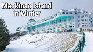 Winter On an Island Traveling To Mackinac Island [upl. by Nuahsyt18]