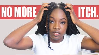 HOW TO COMPLETELY STOP THE ITCH IN PROTECTIVE STYLES THE 4 CAUSES amp SOLUTIONS [upl. by Narut762]