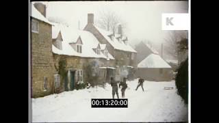 UK Christmas in 1958 HD from 35mm [upl. by Nathaniel]