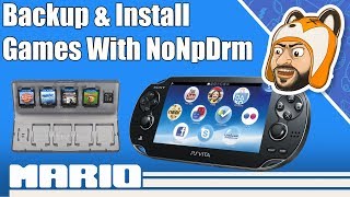 How to Backup amp Install PS Vita Games with NoNpDrm  Vita Game Dumping Tutorial [upl. by Nylodnarb]