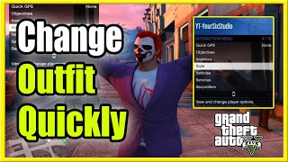 How to CHANGE ENTIRE OUTFIT amp CLOTHES INSTANTLY in GTA 5 Online Fast Method [upl. by Whipple618]