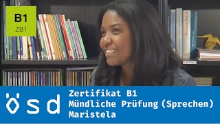 ÖSD Zertifikat B1 – Mündliche Prüfung Sprechen [upl. by Renate]