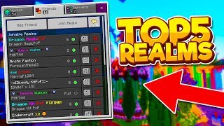 Minecraft Bedrock Edition Top 5 Best Realms 2020 Xbox OneMCPEPS4 8 [upl. by Athalia739]