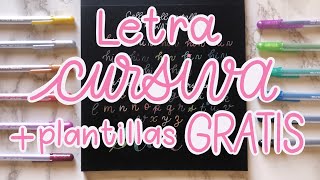 Letras en cursiva  plantillas GRATIS ✨ [upl. by Ithaman]