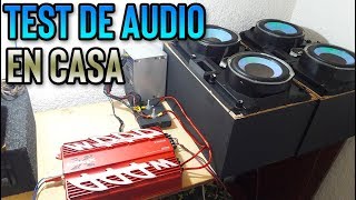 Amplificador de auto con Bocinas de Estereo de Casa [upl. by Alien]