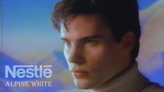 Nestlé Alpine White quotSweet Dreamsquot Commercial 1986  Maxfield Parrish [upl. by Murage]