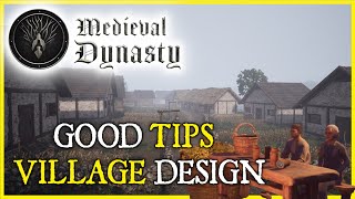 Medieval Dynasty  Village DESIGN TIPS✨💡 Guide on Planning amp Aesthetics [upl. by Etnahs]