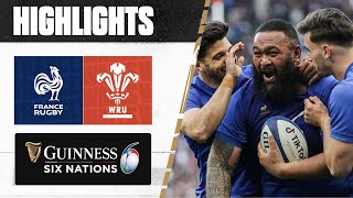 HIGHLIGHTS  France v Wales  2023 Guinness Six Nations [upl. by Schifra415]