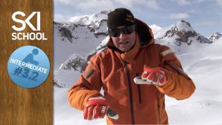 Parallel Skiing Exercise  Intermediate Ski Lesson 32 [upl. by Grinnell]