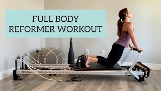 Pilates Reformer Workout  Full Body  Intermediate [upl. by Ogawa]