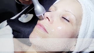 ULTRASCHALL  APPARATIVE KOSMETIK [upl. by Ennovaj]