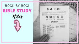 Bible Breakdowns BookByBook Bible Study Notes [upl. by Ednalrym]