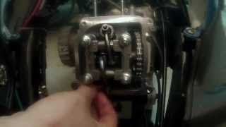 How to Adjust Valves on 50cc Scooter [upl. by Carmelia]