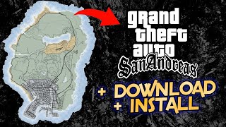 GTA San Andreas  How to install GTA V Map in GTA San Andreas 2021  GTA ViSA 2   Download [upl. by Killen]