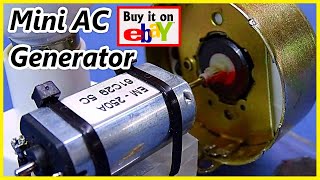 DC Motor to AC Generator [upl. by Allets519]