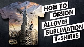 How To Design Sublimation Tshirts [upl. by Neumann]