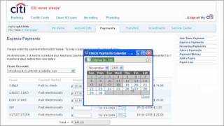 Citi QuickTake Demo How to Make an Express Payment using Citibank Online [upl. by Mano]