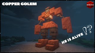 Minecraft Copper Golem Tutorial [upl. by Ahsirat]