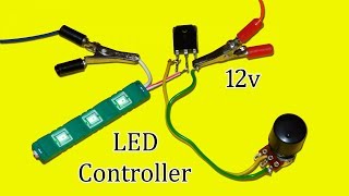 Simple 12v LED Light Controller Circuit [upl. by Banerjee771]